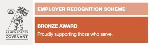 Defence Employer Recognition Scheme bronze award
