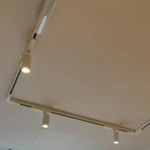 Poplar pro track spotlight in a retail setting