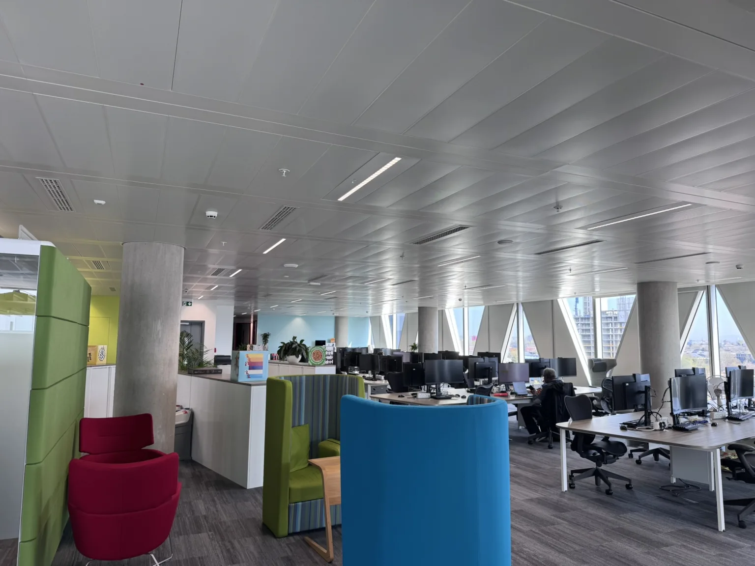 Trojan lighting at kellanova HQ