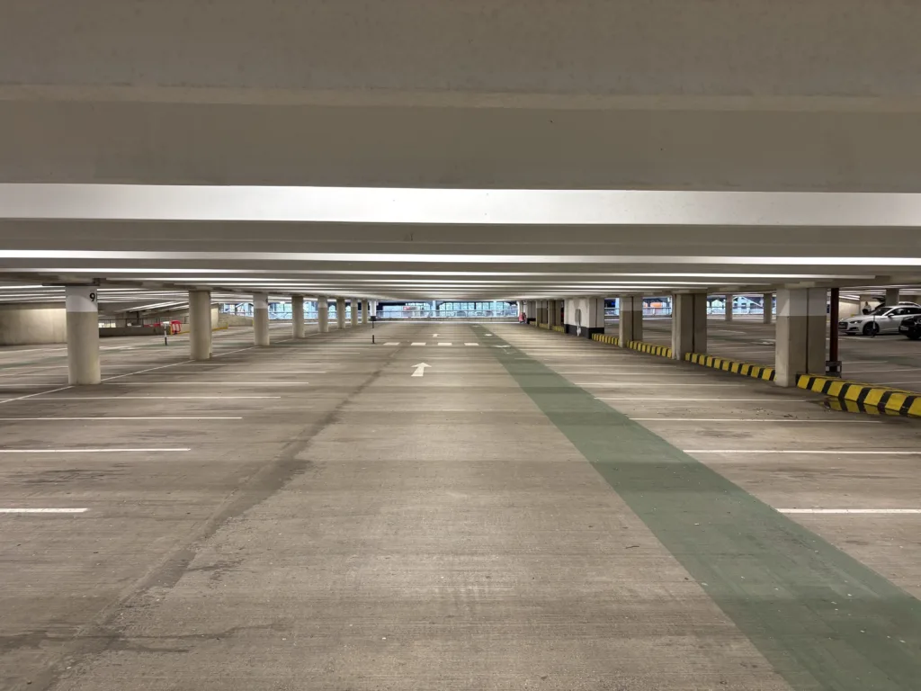 Carpark lighting at Westquay by Trojan Lighting Solutions