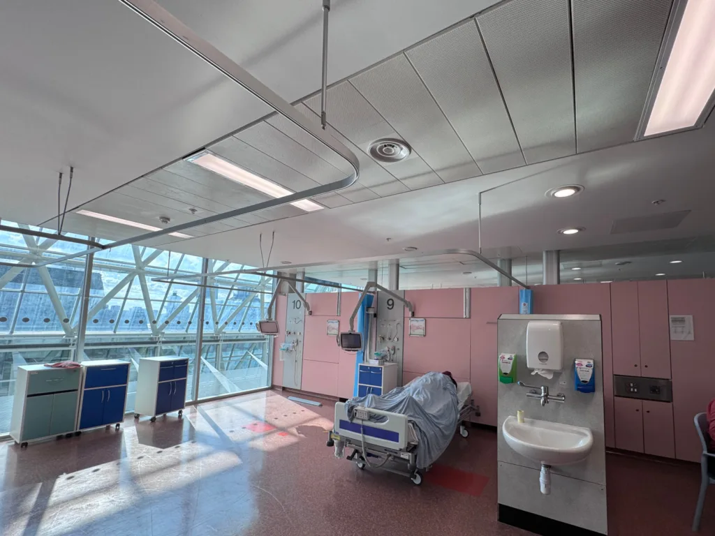 hospital ward lighting by trojan lighting