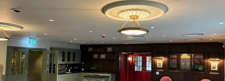 lighting at Purdey by Trojan Lighting