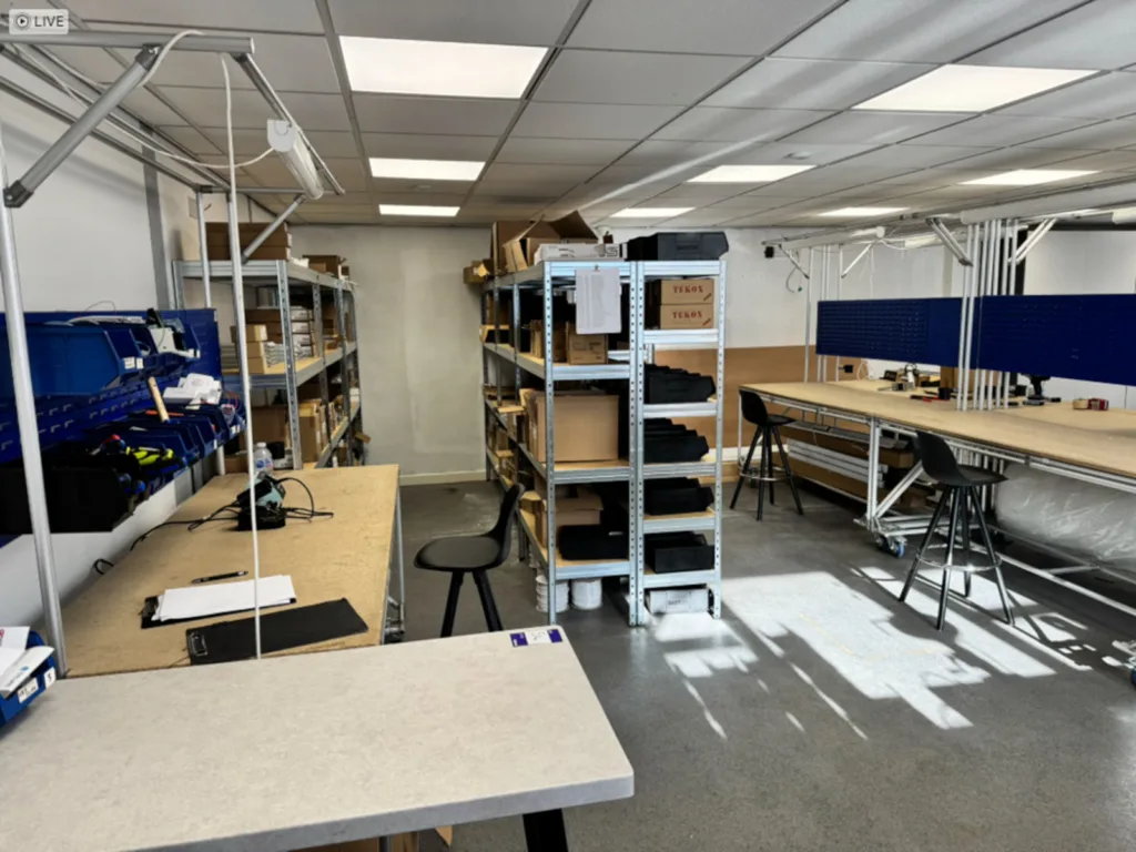 trojan lighting production space