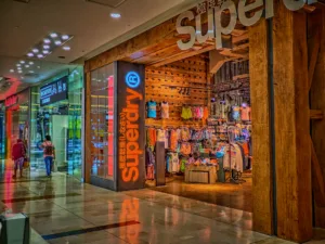 Superdry retail lighting