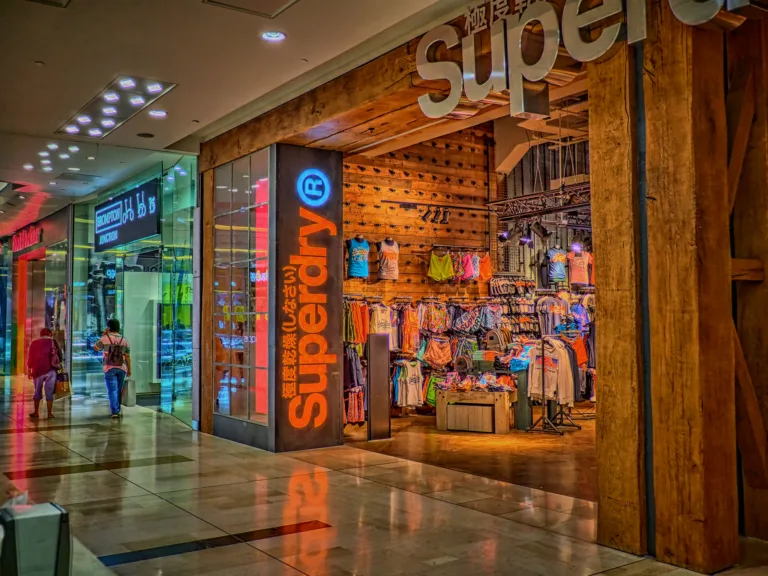 Superdry retail lighting