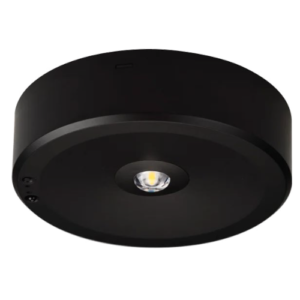 aries emergency downlight black